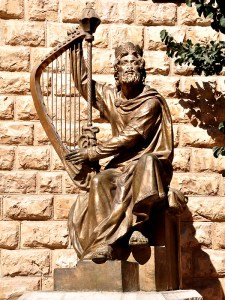 King David on Mount Zion, Jerusalem