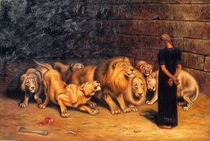 Briton Riviere -- Daniel in the Lions' Den