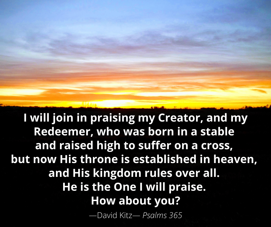 but now His throne is established in heaven 365 Psalm 103