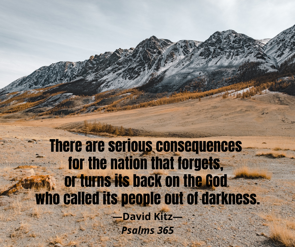 the nation that forgets 365 Psalm 106c