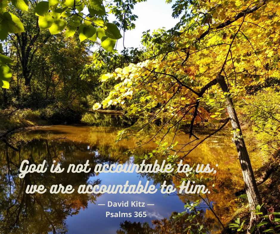 Psalm 73a -365 accountable